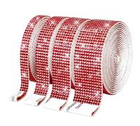 Nastro autoadesivo in nastro con strass, Adesivo con diamanti in resina scintillante strisce di cristallo for la festa nozze fai-da-te for l'artigianato artistico(1yard Color6,1.3 cm)