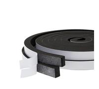 Nastro autoadesivo in schiuma, guarnizione finestra,5 m x 15 mmx 5mm, Nero, Isolante e Resistente agli Agenti Atmosferici