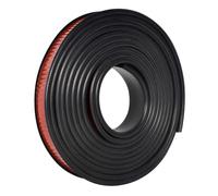 Nastro autoadesivo per bordi dei mobili, in TPE flessibile, pieghevole, 3 m x 22 mm, nero, per bordi di armadi, listelli di finitura, bordi del soffitto