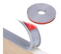 Nastro autoadesivo per bordi mobili a forma di U da 5 m, larghezza interna 20 mm Protezione bordi pieghevole in TPE flessibile,per protezione e riparazione di tavoli, armadietti, grigio