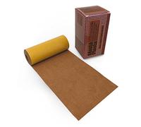 Nastro autoadesivo per riparare divano auto - Scamosciato Cannella 150×10cm | L'originale MastaPlasta tutto-in-uno per riparazione, microfibra scamosciata italiana, ideale pelli più morbide. Senza cucire
