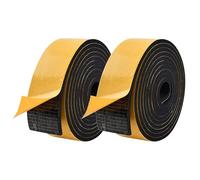 Nastro Autoadesivo Schiuma,50mm Larghezza 6mm Spessore Strisce in Neoprene Schiuma Guarnizione in Gomma Isolante Anti-vibrazione Anti-collisione Insonorizzata Protezione per Mobili Auto, 20M