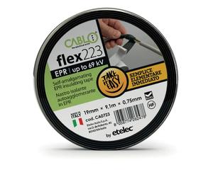 Nastro autoagglomerante 19 mm x 9,1 m nero Nero