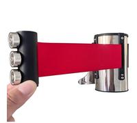 Nastro barriera retrattile, Barriera di sicurezza magnetica for montaggio a parete, barriera for il controllo della folla, da 2/3/5/10 m(10M/32FT)