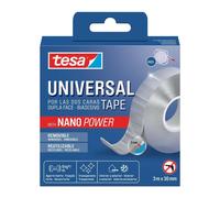 Nastro biadesivo con nano power Tesa® Universal 3x300 cm trasparente Trasparente