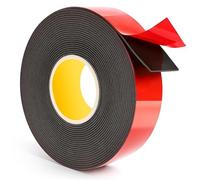 Nastro biadesivo extra forte, 5 m x 25 mm, impermeabile, multifunzione, per pareti, auto, residenza, strisce LED, decorazione per ufficio ed esterni