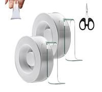 Nastro biadesivo extra large Onmerely/Infiniteof, nastro biadesivo nano trasparente e resistente, adatto per fissare decorazioni murali, tappeti, cornici e complementi d'arredo.