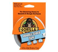 Nastro biadesivo Gorilla 1,41"""""""" x 8 iarde grigio (confezione da 1)