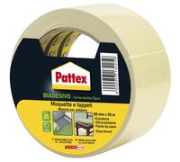 Pattex Nastro Biadesivo, Nastro per Moquettes, Tappeti e Altre Pavimentazioni, Potere Adesivo, 50 mm X 25 m