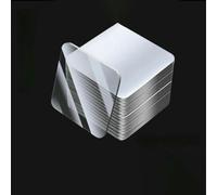 Nastro biadesivo nano riutilizzabile super resistente trasparente adesivi murali impermeabile ampiamente utilizzato montaggio a parete adesivo-6x6cm-40 pezzi-con-borsa
