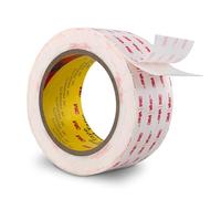 Nastro Biadesivo Nastro di Montaggio 50 mm x 4,7 m Spessore 1,1 mm Bianco 1 Rotolo 4950 Nastro in Schiuma Resistente Extra Resistente per Decorazioni Auto Home Office