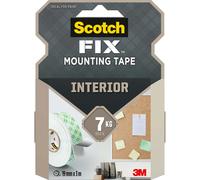Nastro biadesivo per montaggio da interni Scotch-Fix 19 mm x 3 m Bianco