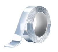 Nastro biadesivo Potente Extra Forte Trasparente, Doppio Sided Tape Fine Pastilla Doppio Lato Foto Tappeto, Senza Foratura, Senza Trucco, Rimovibile Nastro Adesivo Per Parete, Piastrelle, Ceramica