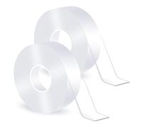 Nastro biadesivo resistente, resistente, con gorilla, per montaggio sicuro e rimovibile, striscia per appendere quadri, pareti, poster, tappeti (3 m x 2 cm x 1 mm, 2 rotoli)