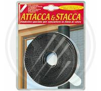 NASTRO BIADESIVO SPECIALE PER ZANZARIERA "ATTACCA E STACCA" 2 ROTOLI DI NASTRO