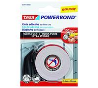 Nastro biadesivo tesa Ultra strong Bianco 19 mm x 1,5 m