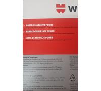 NASTRO BIADESIVO WURTH LARGHEZZA 9MM SPESSORE 1,1 LUNGHEZZA 10M 3 IN 1