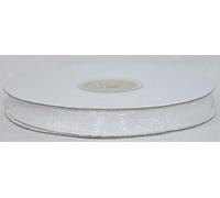 Nastro Bianco organza h mm20 mt50