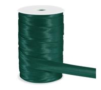 Nastro bias 2,5 cm x 50 m per cucito fai da te, verde scuro