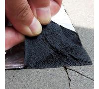 Nastro bituminoso autoadesivo per la riparazione di perdite e crepe sul tetto, sigillante impermeabile in alluminio per interni ed esterni, isolamento termico, 0,3 x 3 m