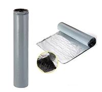 Nastro Bituminoso di Alluminio,Nastro Impermeabile per Tetto Autoadesivo,Nastro Butilica,Sigillante Perdite per Perdite Sul Tetto,Fessurazioni Superficiali,Spazio Finestra (W1m x 8m)