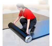 Nastro bituminoso impermeabile for la riparazione del tetto con foglio di alluminio, feltro autoadesivo for tetti, rotolo di sottostrato protettivo for tetti(100x200cm/3.3x6.6ft)