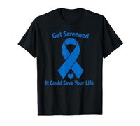 Nastro Blu per la consapevolezza del Cancro del Colon-retto Maglietta