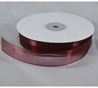 ETM Nastro Organza 20 Mm 50 Mt Borgogna