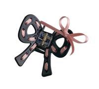 Nastro Bowknot Forma Artiglio Dei Capelli Donna Cura Della Pelle Campeggio Coda di cavallo Mascella Clip Multi Funzionale Lavaggio Viso Trucco Art