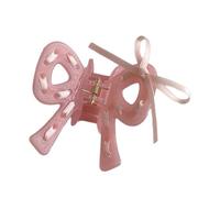 Nastro Bowknot Forma Artiglio Dei Capelli Donna Cura Della Pelle Campeggio Coda di cavallo Mascella Clip Multi Funzionale Lavaggio Viso Trucco Art