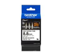 Nastro Brother HSe-221 - Nero su bianco (8,8 mm)