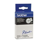 Brother P-Touch nastro TC-101 nero auf transparent 12mm / 7,7m laminiert