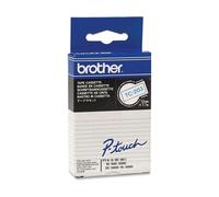 Brother TC-203, 12mm x 7,7m, testo blu / sfondo bianco, nastro originale