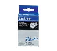 Nastro Brother TC-291 - Nero su bianco (9 mm)