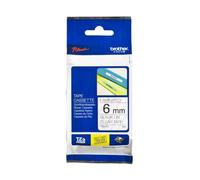 Brother TZE-111 nastro per etichettatrice Nero trasparente