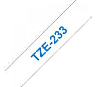 NASTRO BROTHER TZE-233 12MMx8MT BLU/BIANCO
