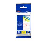 P-TOUCH TZE242 - Nastro laminato, da rosso a bianco, 18 mm