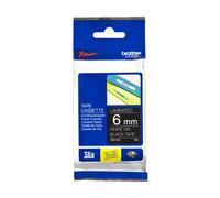 Nastro Brother TZe-315 - Bianco su nero (6 mm)