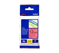 Brother TZE-431 nastro per etichettatrice Nero su rosso