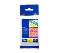 Nastro Brother TZe-451 - Nero su rosso (24 mm)