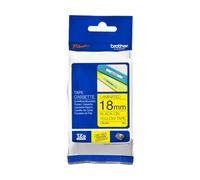 Nastro Brother TZe-641 - Nero su giallo (18 mm)