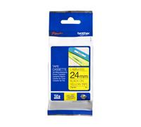 ORIGINALE Brother Nastro Nero su giallo TZe-651 TZ-651 24 mm x 8 m laminato