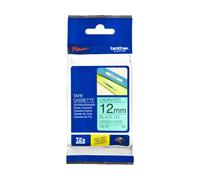 Nastro Brother TZe-731 - Nero su verde (12 mm)