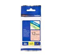 Nastro Brother TZe-B31 - Nero su arancione (12 mm)