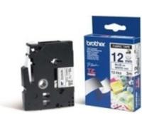 Nastro Brother TZe-FA3 - Blu su bianco (12 mm)