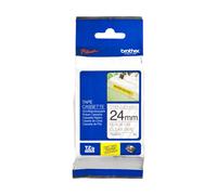 Nastro Brother TZe-S151 - Nero su trasparente (24 mm x 24 mm)