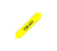 NASTRO BROTHER TZE631 Laminato da 12 mm (8 m) Nero/Giallo