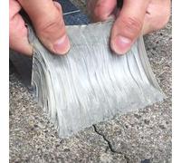 Nastro Butilico Impermeabile,Nastro Sigillante,Nastro Autoadesivo Alluminio Nastro di Riparazione in Gomma Butilica,per Perdite di Tubi da Parete Tetto Finestre Garage (20cm x 10m)