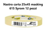 Nastro carta 25x45 masking 615 Syrom 12 pezzi