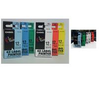 Nastro - 12 mm x 8 mt - nero/rosso - Casio